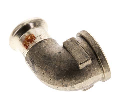 90deg Elbow Press Fitting - 15mm Female & Rp 1/2'' Female - Copper alloy