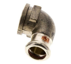 90deg Elbow Press Fitting - 15mm Female & Rp 1/2'' Female - Copper alloy