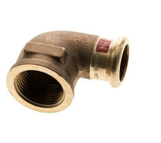 90deg Elbow Press Fitting - 18mm Female & Rp 3/4'' Female - Copper alloy