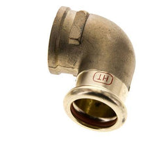 90deg Elbow Press Fitting - 22mm Female & Rp 3/4'' Female - Copper alloy