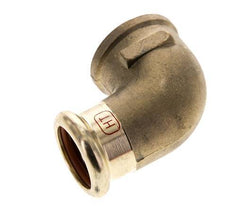 90deg Elbow Press Fitting - 22mm Female & Rp 3/4'' Female - Copper alloy