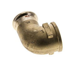 90deg Elbow Press Fitting - 28mm Female & Rp 1'' Female - Copper alloy