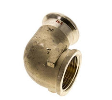 90deg Elbow Press Fitting - 28mm Female & Rp 1'' Female - Copper alloy