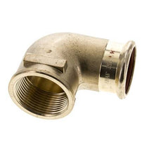 90deg Elbow Press Fitting - 35mm Female & Rp 1-1/4'' Female - Copper alloy