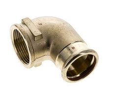 90deg Elbow Press Fitting - 35mm Female & Rp 1-1/4'' Female - Copper alloy