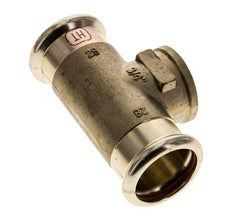 Tee Press Fitting - 28mm Female & Rp 3/4'' Female - Copper alloy