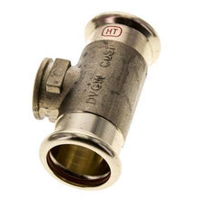 Tee Press Fitting - 35mm Female & Rp 1/2'' Female - Stainless Steel