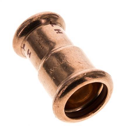 Press Fitting - 15mm Female & 18mm - Copper alloy