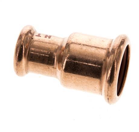 Press Fitting - 15mm Female & 22mm - Copper alloy
