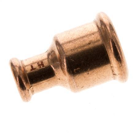 Press Fitting - 15mm Female & 28mm - Copper alloy