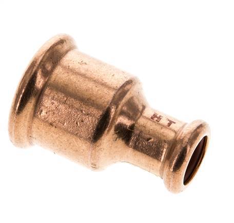 Press Fitting - 15mm Female & 28mm - Copper alloy