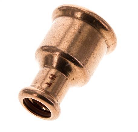 Press Fitting - 15mm Female & 28mm - Copper alloy