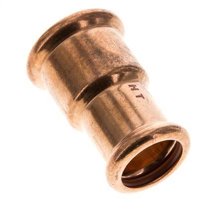Press Fitting - 22mm Female & 28mm - Copper alloy