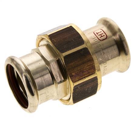 Union Press Fitting - 28mm Female - Copper alloy Flat Sealing
