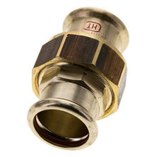 Union Press Fitting - 28mm Female - Copper alloy Flat Sealing