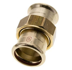 Union Press Fitting - 42mm Female - Copper alloy Flat Sealing