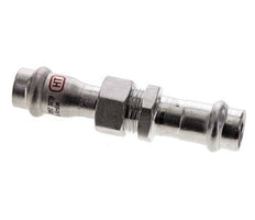 Union Press Fitting - 15mm Female - Stainless Steel Flat Sealing
