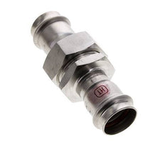 Union Press Fitting - 28mm Female - Stainless Steel Flat Sealing
