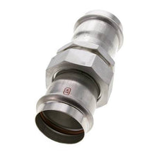 Union Press Fitting - 54mm Female - Stainless Steel Flat Sealing