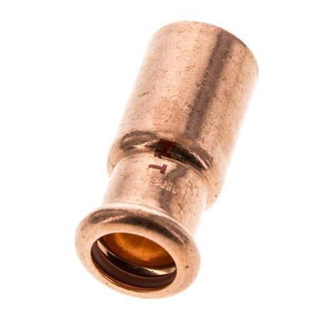 Press Fitting - 15mm Female & 22mm Male - Copper alloy
