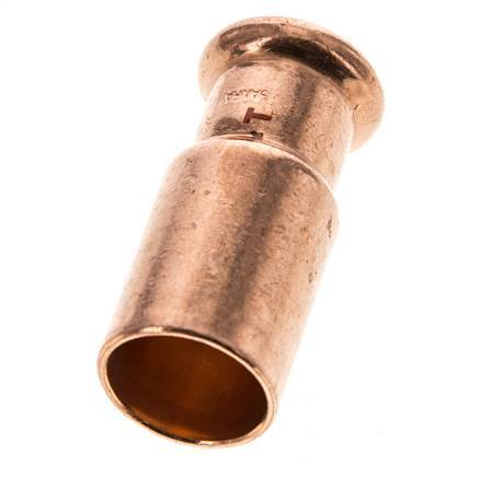 Press Fitting - 15mm Female & 22mm Male - Copper alloy