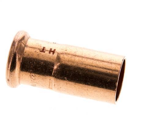 Press Fitting - 18mm Female & 22mm Male - Copper alloy
