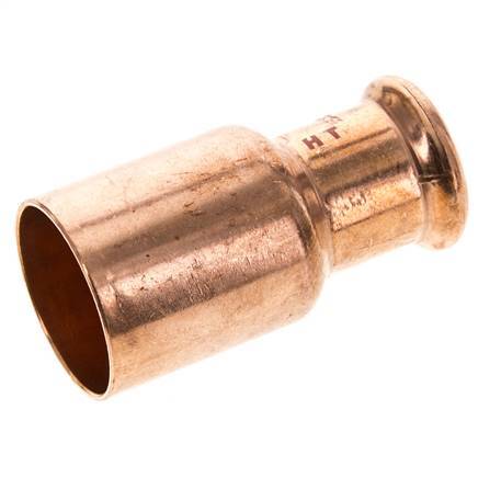 Press Fitting - 22mm Female & 35mm Male - Copper alloy
