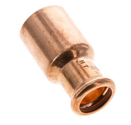 Press Fitting - 22mm Female & 35mm Male - Copper alloy