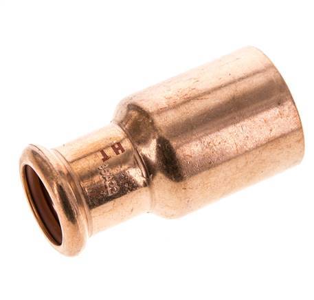 Press Fitting - 22mm Female & 35mm Male - Copper alloy