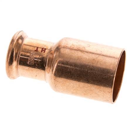 Press Fitting - 22mm Female & 35mm Male - Copper alloy