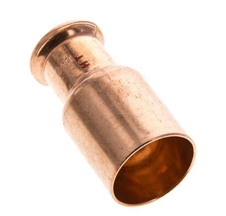 Press Fitting - 22mm Female & 35mm Male - Copper alloy