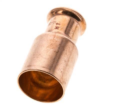 Press Fitting - 22mm Female & 35mm Male - Copper alloy