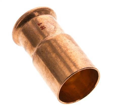 Press Fitting - 28mm Female & 35mm Male - Copper alloy
