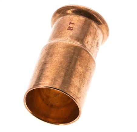 Press Fitting - 28mm Female & 35mm Male - Copper alloy