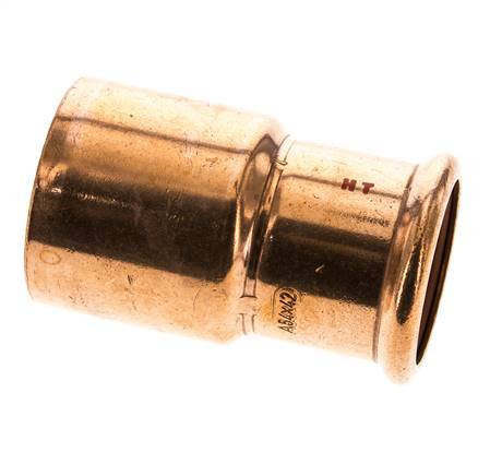 Press Fitting - 42mm Female & 54mm Male - Copper alloy