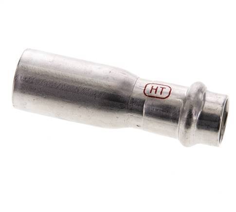 Press Fitting - 15mm Female & 22mm Male - Stainless Steel