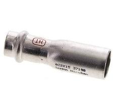 Press Fitting - 15mm Female & 22mm Male - Stainless Steel