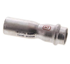 Press Fitting - 18mm Female & 22mm Male - Stainless Steel