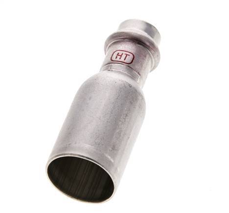 Press Fitting - 15mm Female & 28mm Male - Stainless Steel