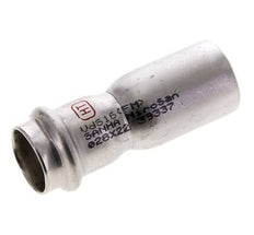 Press Fitting - 22mm Female & 28mm Male - Stainless Steel