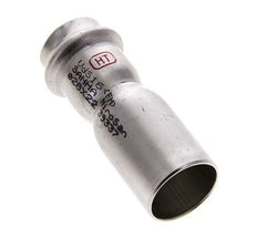 Press Fitting - 22mm Female & 28mm Male - Stainless Steel
