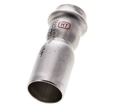Press Fitting - 22mm Female & 28mm Male - Stainless Steel