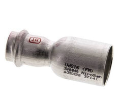 Press Fitting - 22mm Female & 35mm Male - Stainless Steel