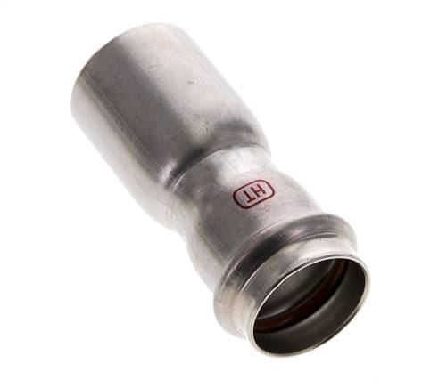 Press Fitting - 28mm Female & 35mm Male - Stainless Steel