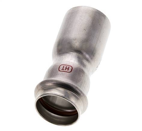 Press Fitting - 28mm Female & 35mm Male - Stainless Steel