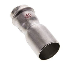 Press Fitting - 28mm Female & 35mm Male - Stainless Steel