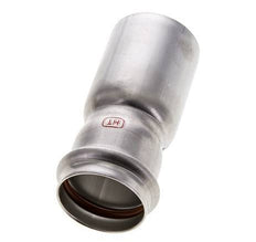 Press Fitting - 35mm Female & 42mm Male - Stainless Steel