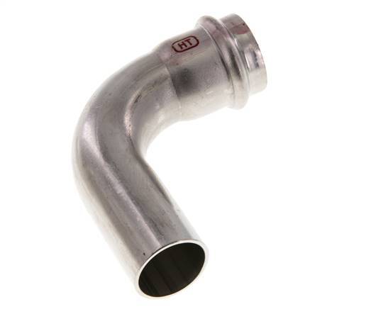 90deg Elbow Press Fitting - 28mm Female & 28mm Male - Stainless Steel
