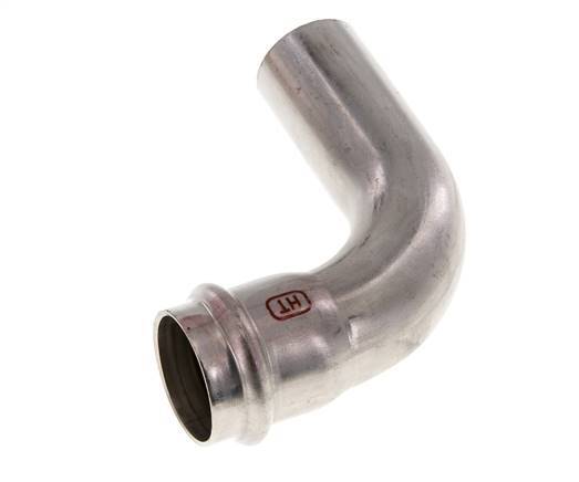 90deg Elbow Press Fitting - 28mm Female & 28mm Male - Stainless Steel