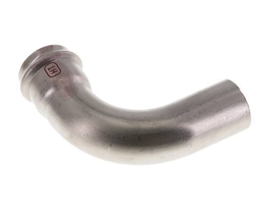 90deg Elbow Press Fitting - 35mm Female & 35mm Male - Stainless Steel
